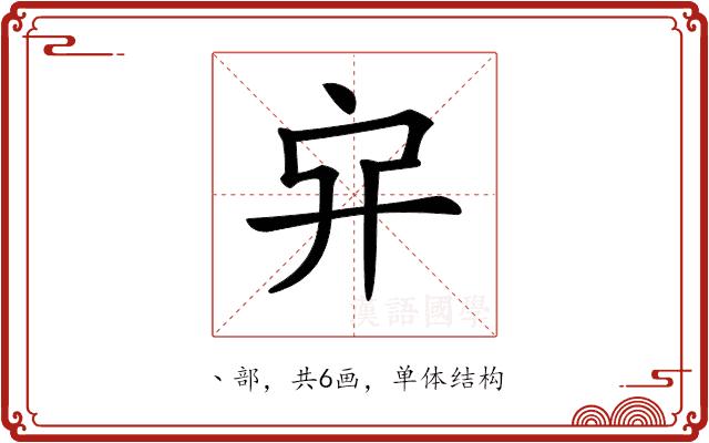 𠂂的部首图片