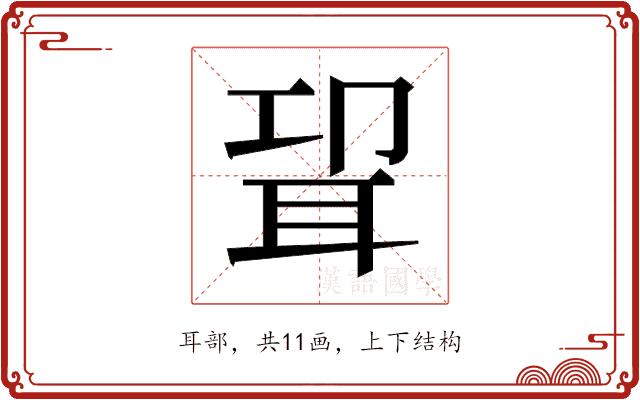 𰭸的部首图片